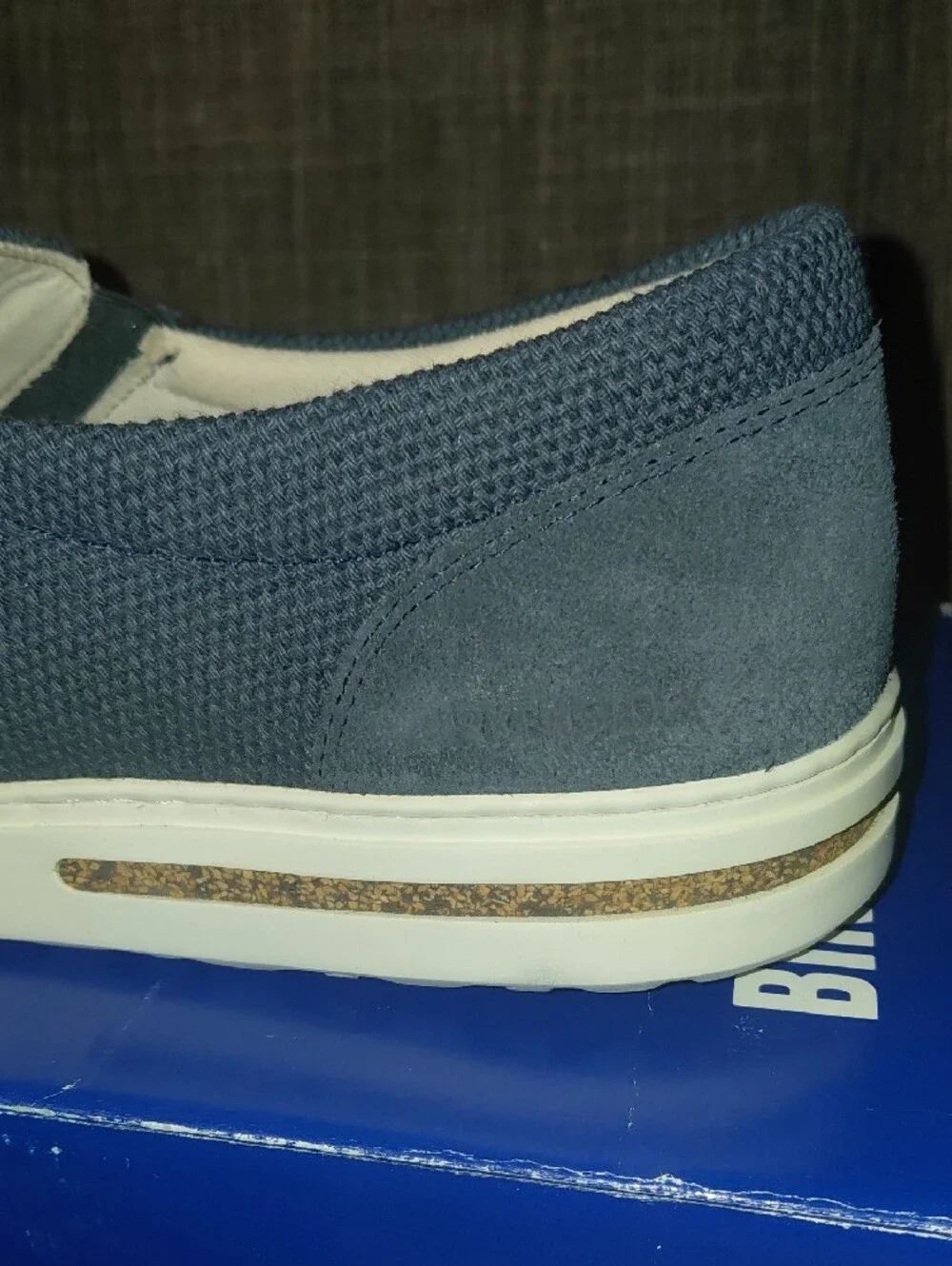 Birkenstock Men's Oswego Slip-On Loafers in Navy SIZE 11